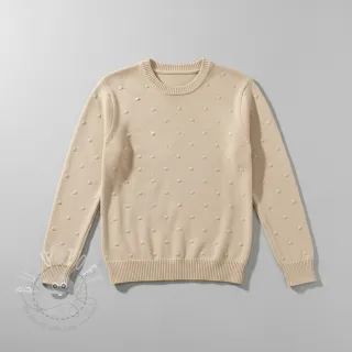 Strickstoff BIG KNIT DOT naturals