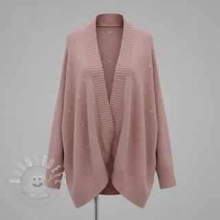 Strickstoff BIG KNIT DOT old pink