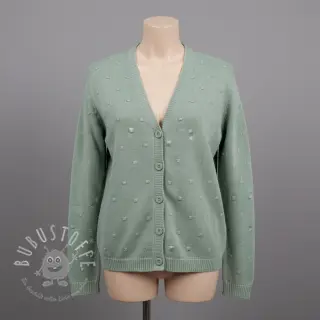 Strickstoff BIG KNIT DOT old green