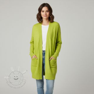 Strickstoff BIG KNIT DOT bright green