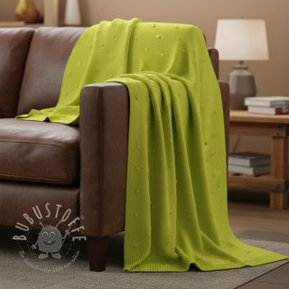 Strickstoff BIG KNIT DOT bright green