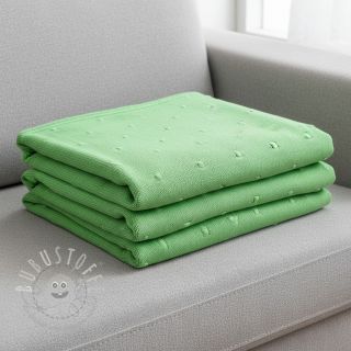 Strickstoff BIG KNIT DOT grass green