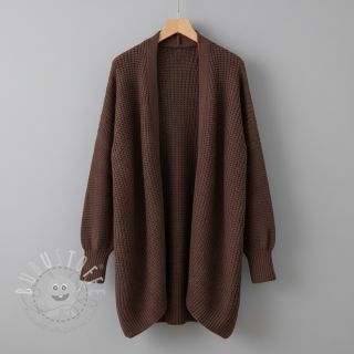 Strickstoff BIG KNIT dark brown
