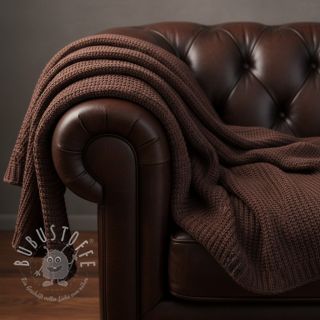 Strickstoff BIG KNIT dark brown