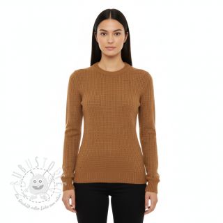 Strickstoff BIG KNIT brown