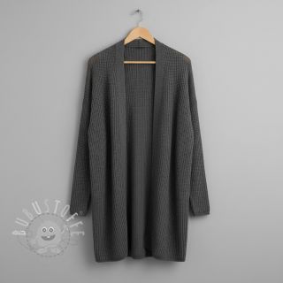 Strickstoff BIG KNIT dark grey