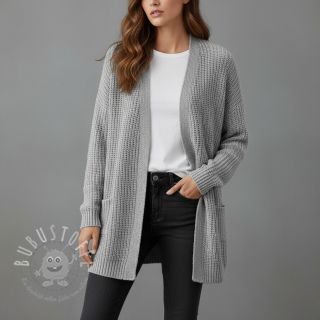 Strickstoff BIG KNIT light grey