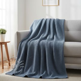 Strickstoff BIG KNIT blue