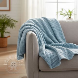 Strickstoff BIG KNIT baby blue