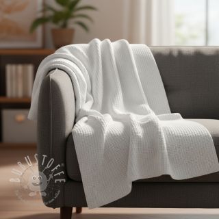 Strickstoff BIG KNIT white