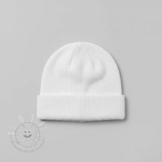 Strickstoff BIG KNIT white