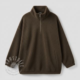 Mantelstoff TEDDY dark brown