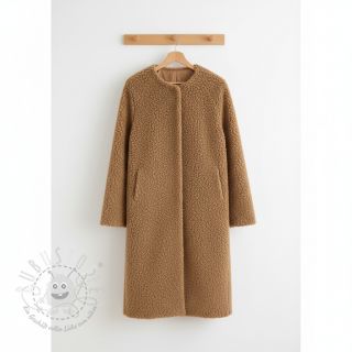 Mantelstoff TEDDY camel