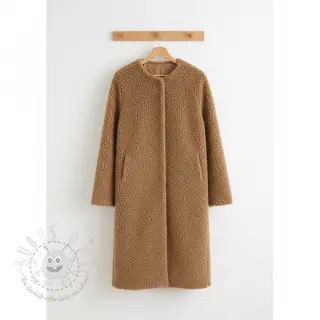 Mantelstoff TEDDY camel