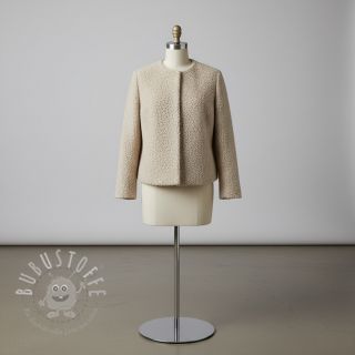 Mantelstoff TEDDY light sand