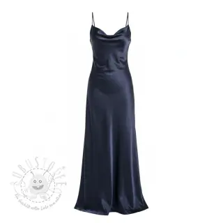 Satin SOIVÉ navy