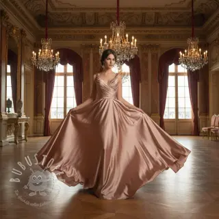 Satin SOIVÉ rose gold