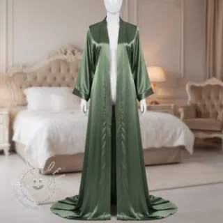 Satin old green