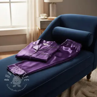 Satin dark purple
