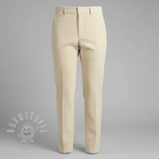 Cord 6W WASHED STRETCH butter