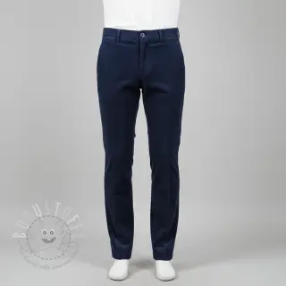 Cord 6W WASHED STRETCH navy