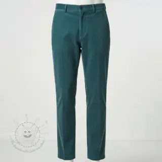 Cord 6W WASHED STRETCH petrol