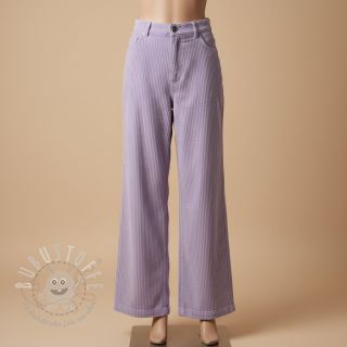 Cord 6W WASHED STRETCH lilac