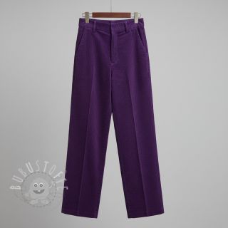 Cord 6W WASHED STRETCH purple