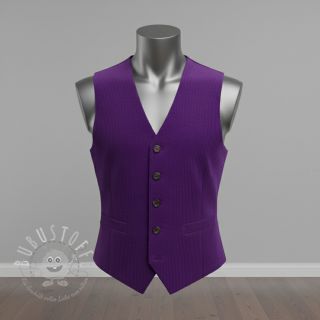 Cord 6W WASHED STRETCH purple