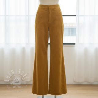 Cord 6W WASHED STRETCH ochre