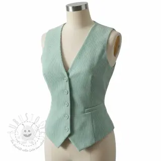 Cord 6W WASHED STRETCH mint