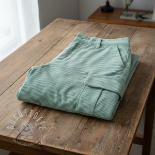 Cord 6W WASHED STRETCH mint