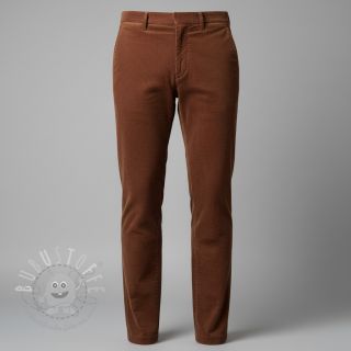 Cord 6W WASHED STRETCH nutbrown