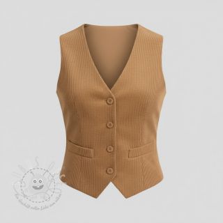 Cord 6W WASHED STRETCH camel