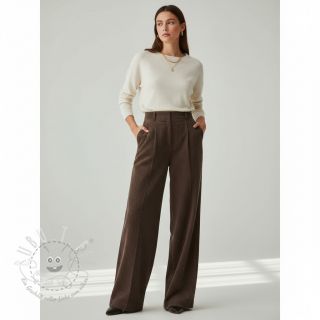 Cord 6W WASHED STRETCH dark brown