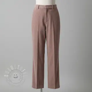 Cord 6W WASHED STRETCH old pink