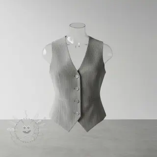 Cord 6W COTTON TOUCH light grey