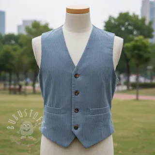 Cord 6W COTTON TOUCH light blue