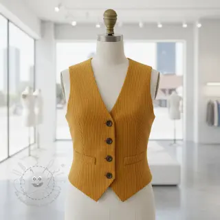 Cord 6W COTTON TOUCH ochre