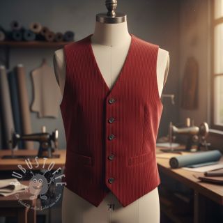 Cord 6W COTTON TOUCH red