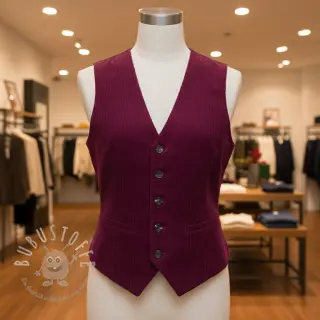 Cord 6W COTTON TOUCH bordeaux