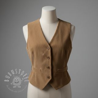 Cord 6W COTTON TOUCH taupe