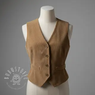 Cord 6W COTTON TOUCH taupe
