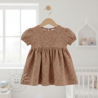 Cord STRETCH Little foxes sand