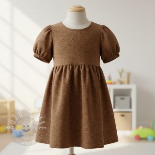 Cord STRETCH Little clouds taupe