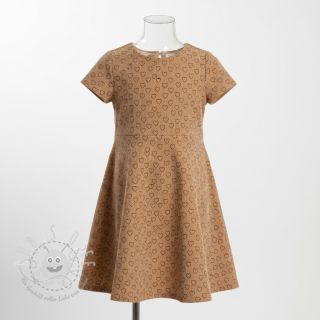 Cord STRETCH Little love sand