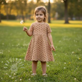 Cord STRETCH Little cherry sand