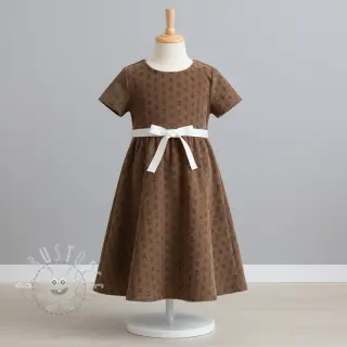 Cord STRETCH Little bunny taupe