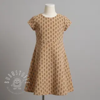 Cord STRETCH Little flower sand