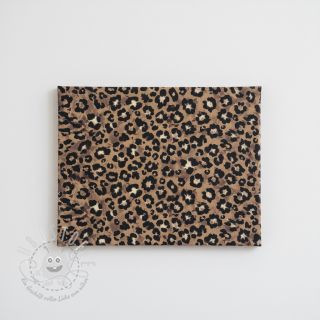 Dekostoff Animal skin light brown digital print